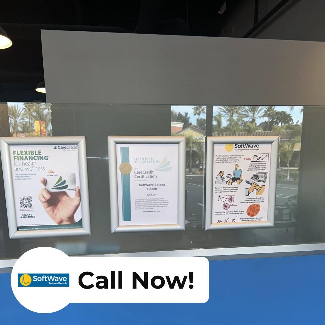 Certifications including CareCredit and SoftWave training